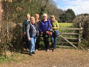 Ladies at Gwen and Vera's feild
