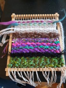 Weaving on loom