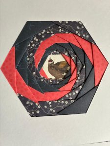 Iris Folding Hexagonal Card