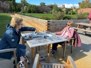 Ladies at Berkeley Castle