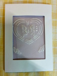 Parchment craft card