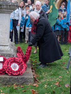 Laying the Remembrance Wreath