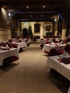 RAU decorated for our meal