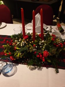 Christmas Meal Table Decoration
