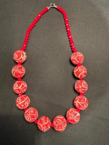 Liberty Lawn Covered Necklace

