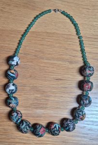 Liberty Lawn Covered Necklace