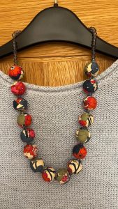 Liberty Lawn Covered Necklace