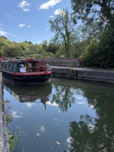 Along the canal