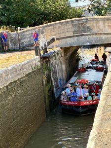 Coming into the lock