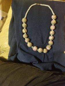 Liberty Lawn Covered Necklace
