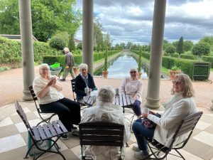 Ladies at Westbury Court Garden