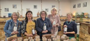Ladies making gin