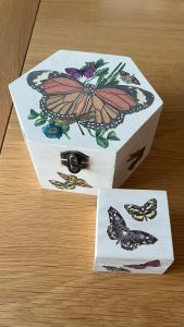 Decoupage boxes